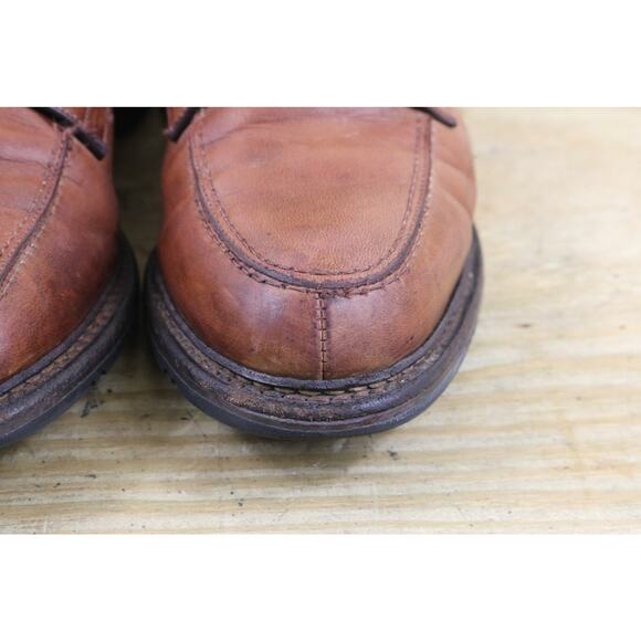 Allen Edmonds Shoes Mens 8 EEE Brown Leather Wilbert Oxfords Derby USA - Picture 8 of 11